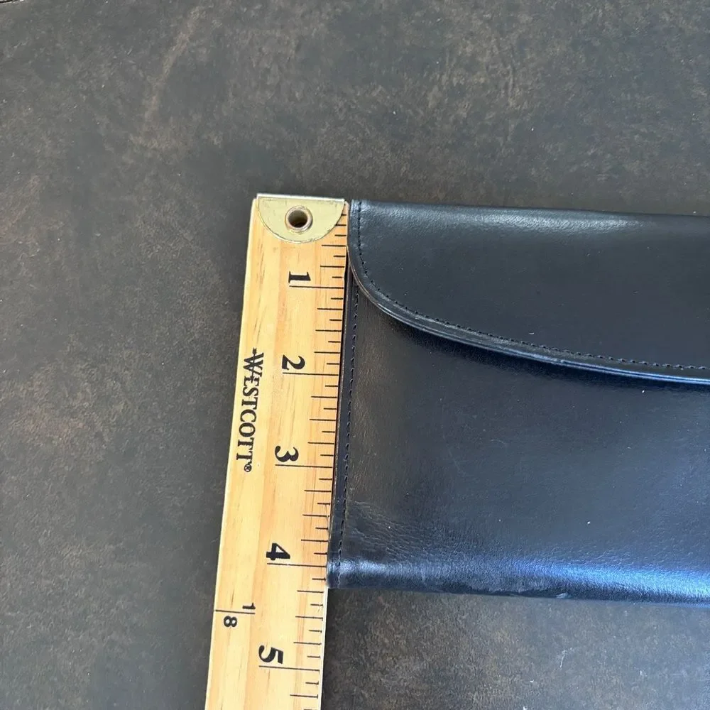 Vintage Coach Water Buffalo Envelope Wallet and Check Book